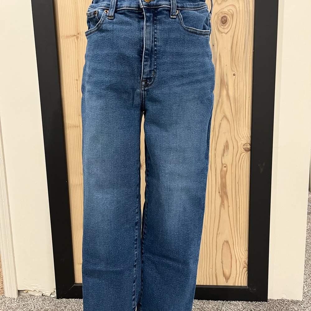 J. Crew Stovepipe Indigo Straight Jeans